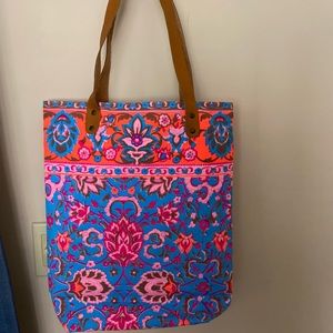 Colorful pattern Pendleton shoulder bag